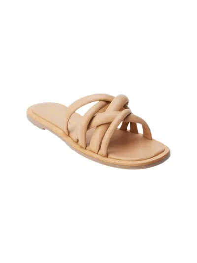 Matisse Strappy Flat Slide Sandal In Brown