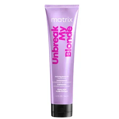 Matrix Total Results Unbreak My Blonde Reviving Leave-in Treatment For Chemically Over-processed Hair 150ml In White