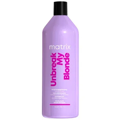 Matrix Total Results Unbreak My Blonde Strengthening Conditioner For Chemically Over-processed Hair 1000ml In White