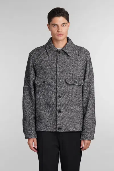 Mauro Grifoni Casual Jacket In Black Wool