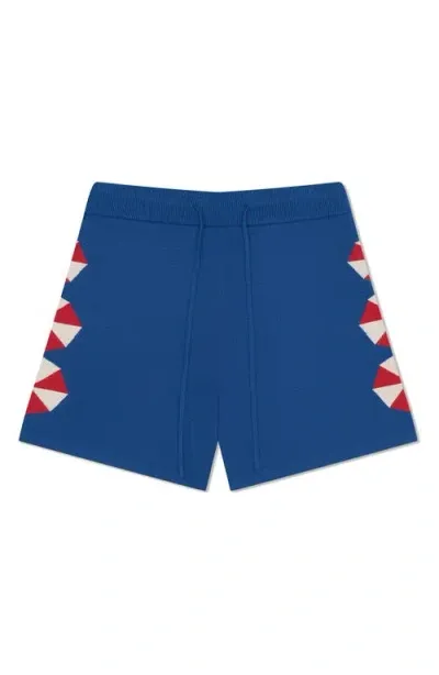 Mavrans Umbrella Drawstring Sweater Shorts In Blue