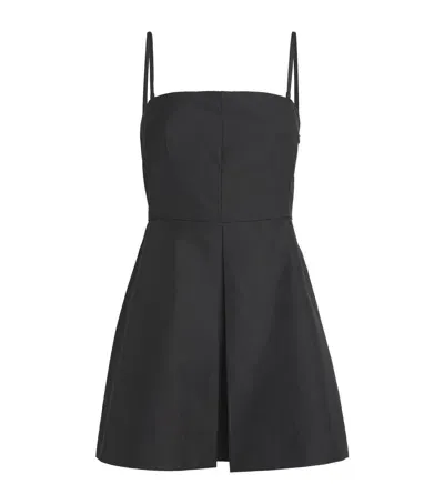 Max & Co Bustier Mini Dress In Black