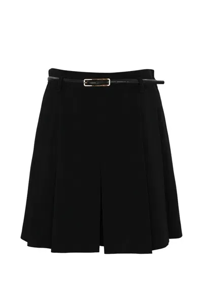 Max Mara Abilita Culottes In Cady In Black