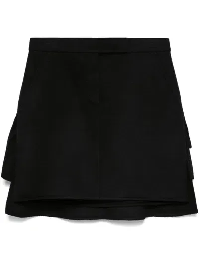 Max Mara Caro Mini Skirt In Black