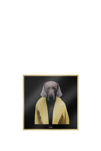 Max Mara Carremadame Foulard In Yellow