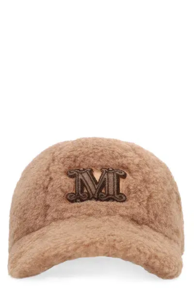 Max Mara Edit Faux Fur Hat In Brown