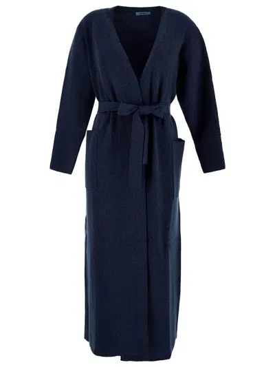 Max Mara Jene Wool & Cashmere Long Coat In Black