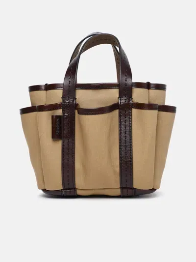 Max Mara 'giardiniera' Brown Cotton Mini Bag