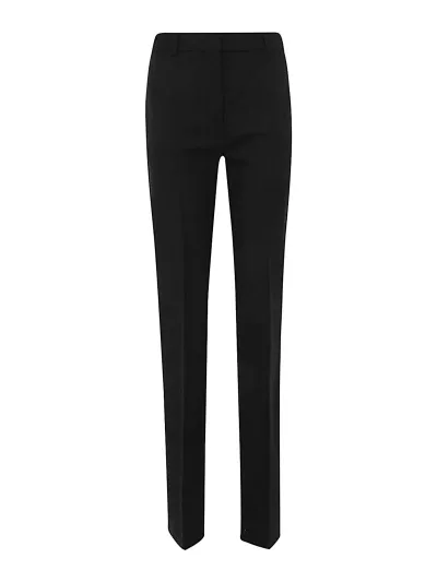 Max Mara Mora Stretch  Trousers In Black