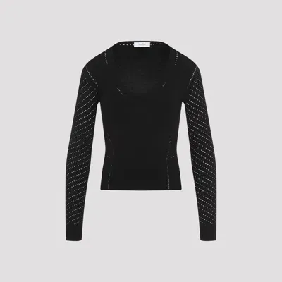 Max Mara Nadar V-neck Sweater In Black