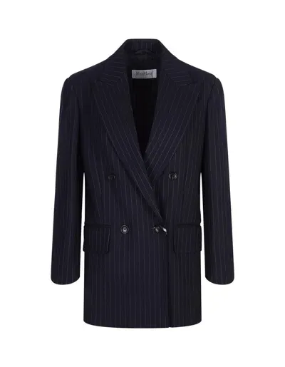 Max Mara Navy Blue Albany Blazer