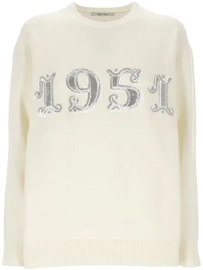 Max Mara Sweaters In White