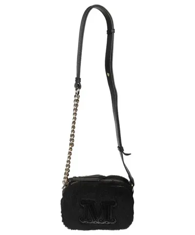 Max Mara Tcamer Crossbody Bag In Black