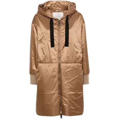 Max Mara The Cube Outerwears In Brown