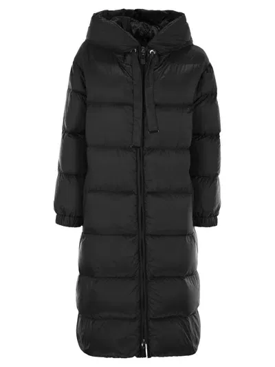 Max Mara The Cube Seipa Padded Down Coat In Black