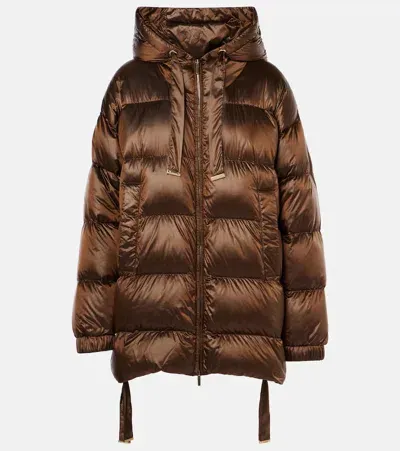 Max Mara The Cube Spacepi Down Jacket In Gold