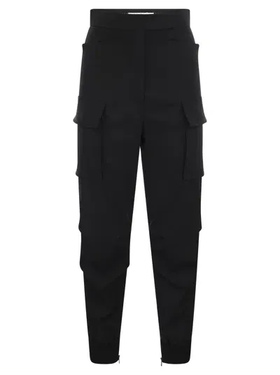 Max Mara Tskirt Cargo Trousers In Black