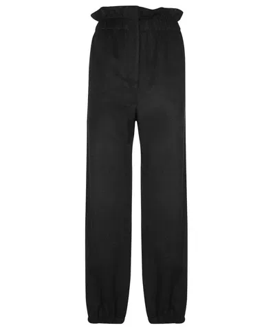 Max Mara Women's Tana Wool Trousers In Black