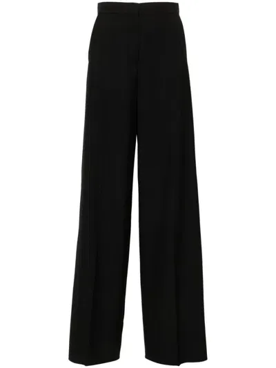 Max Mara Ercole Cady Wide Pants In Black