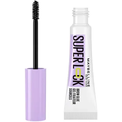 Maybelline Superlock Brow Glue Sweat-resistant, Transfer-resistant, 24h Wear 8ml - Clear In White