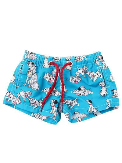 Mc 2 Saint Barth Babies' Costume Boxer Con La Carica Dei 101 In Cielo