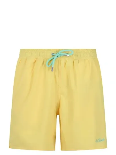 Mc2 Saint Barth Comfort Swimshort In Yellow