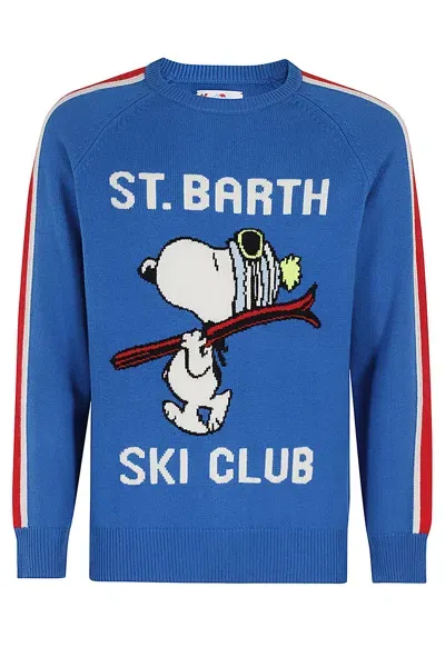 Mc2 Saint Barth Crewneck Sweater In Blue