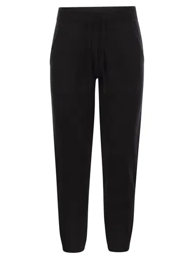 Mc2 Saint Barth John - Mens Wool Trousers In Black