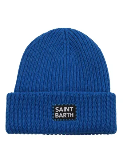 Mc2 Saint Barth Knitted Cap In Blue