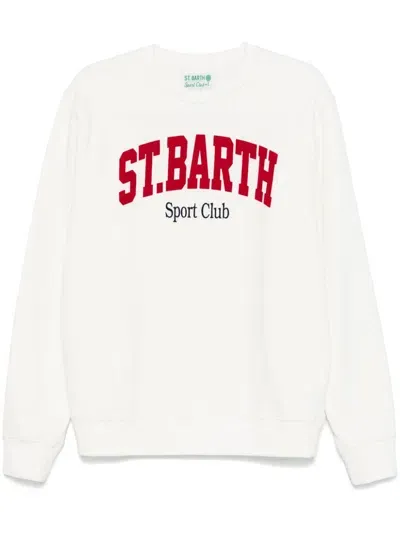 Mc2 Saint Barth Soho Sweatshirt In White