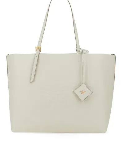 Mcm Shopping Bag  Large In White