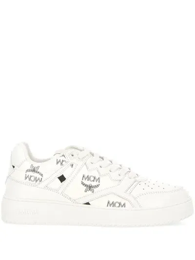 Mcm Flat Shoes In White