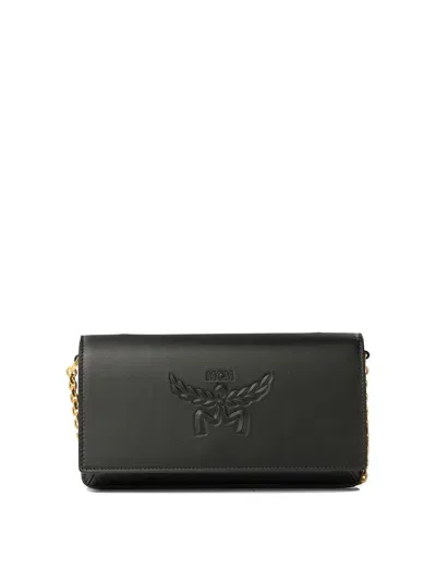 Mcm Himmel Chain Crossbody Bags Black