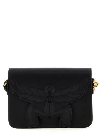 Mcm Himmel Crossbody Bags In Black