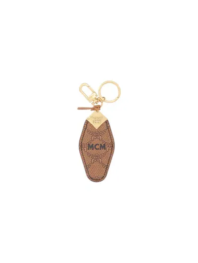 Mcm "himmel" Keyring In Brown