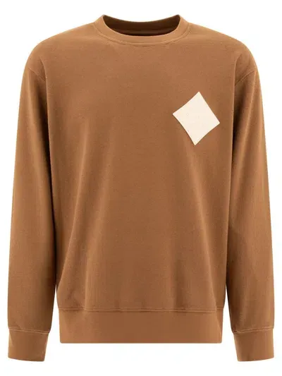 Mcm Sweatshirt With Laurel Logo In Brown