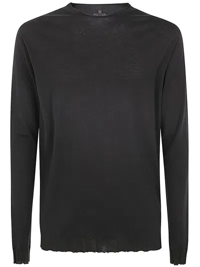 Md75 Classic Round Neck Pullover Clothing In Black