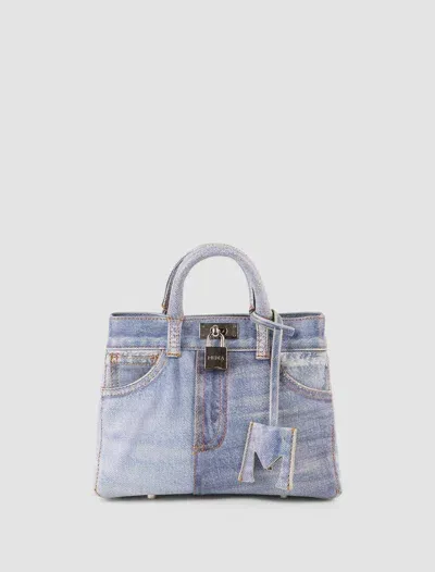 Medea Borsa Nina Piccola Patchwork In Denim