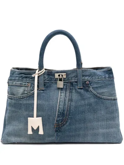 Medea Nina Tote Bag In Denim