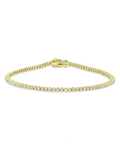 Meira T 14k Yellow Gold Diamond Tennis Bracelet