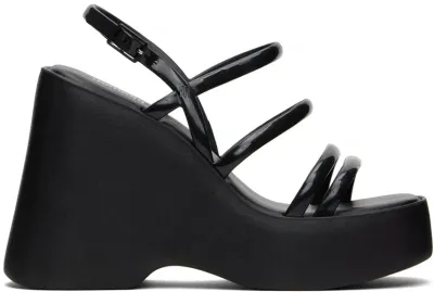 Melissa Black Jessie Platform Heeled Sandals