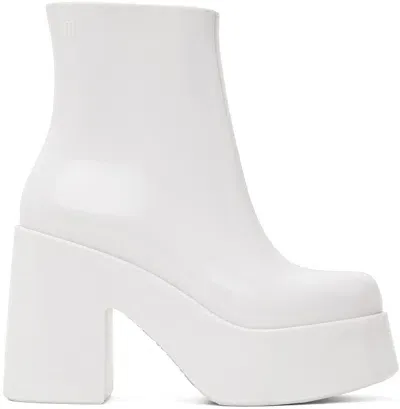 Melissa White Nubia Ii Boots In Ap1111 White