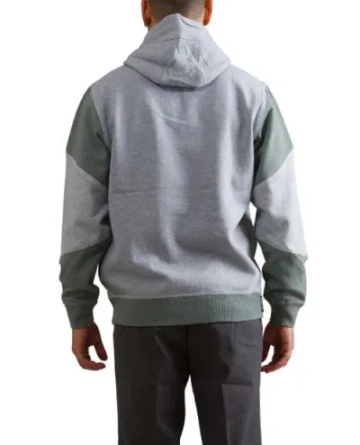 Members Only Drew Colorblock Hooded Sweatshirt In Ash