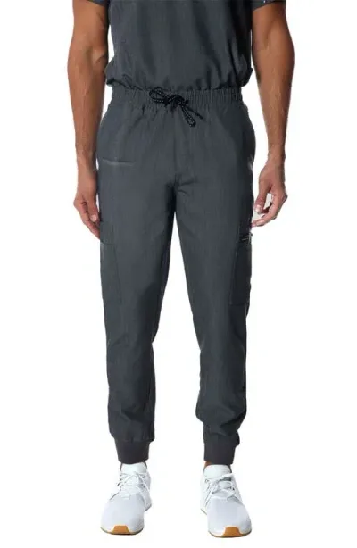 Members Only London Jogger Scrub Pants In Graphite