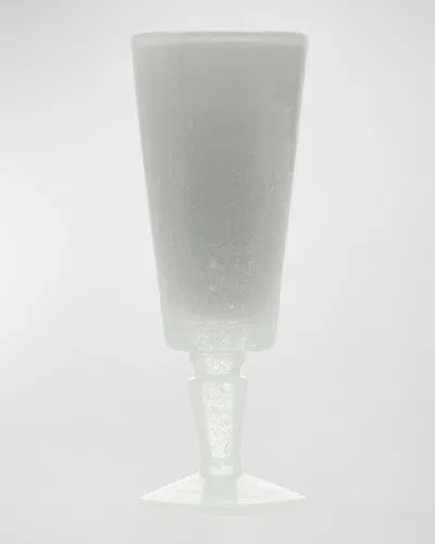 Memento 6.75 Oz. Champagne Flutes, Set Of 6 In Stone