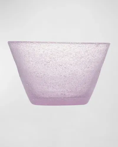 Memento Glass Serving Bowl, 2.9 L In Mauve