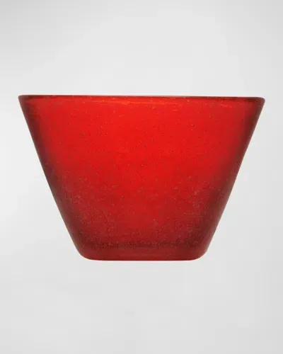 Memento Glass Serving Bowl, 2.9 L In Red