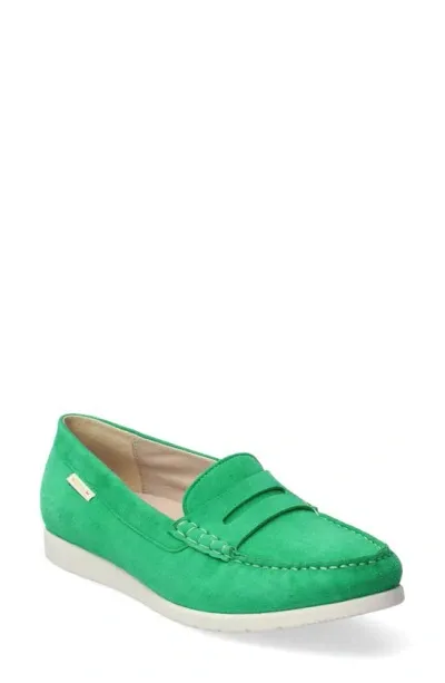 Mephisto Volga Penny Loafer In Green