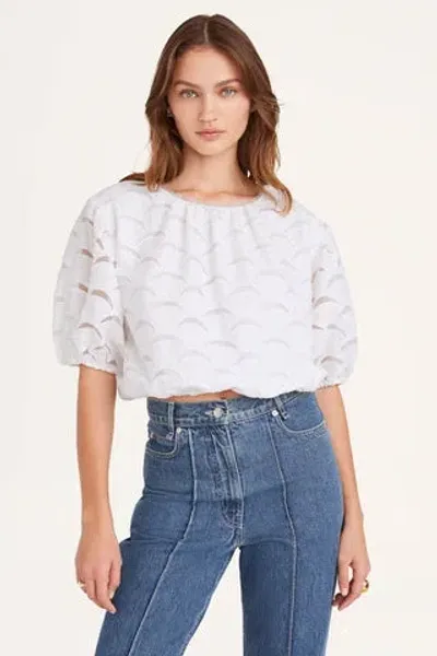 Merlette Magere Emb Top In White