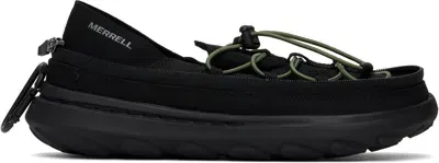 Merrell 1trl Black Hut Moc 2 Packable Zip Off Loafers